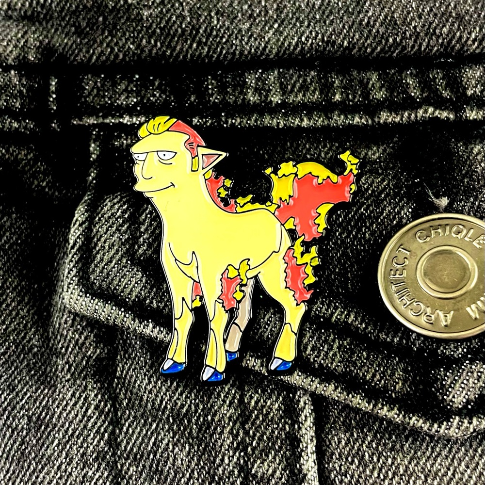 Pokemon x Simpsons Collision 1.5 Inch Enamel Pin